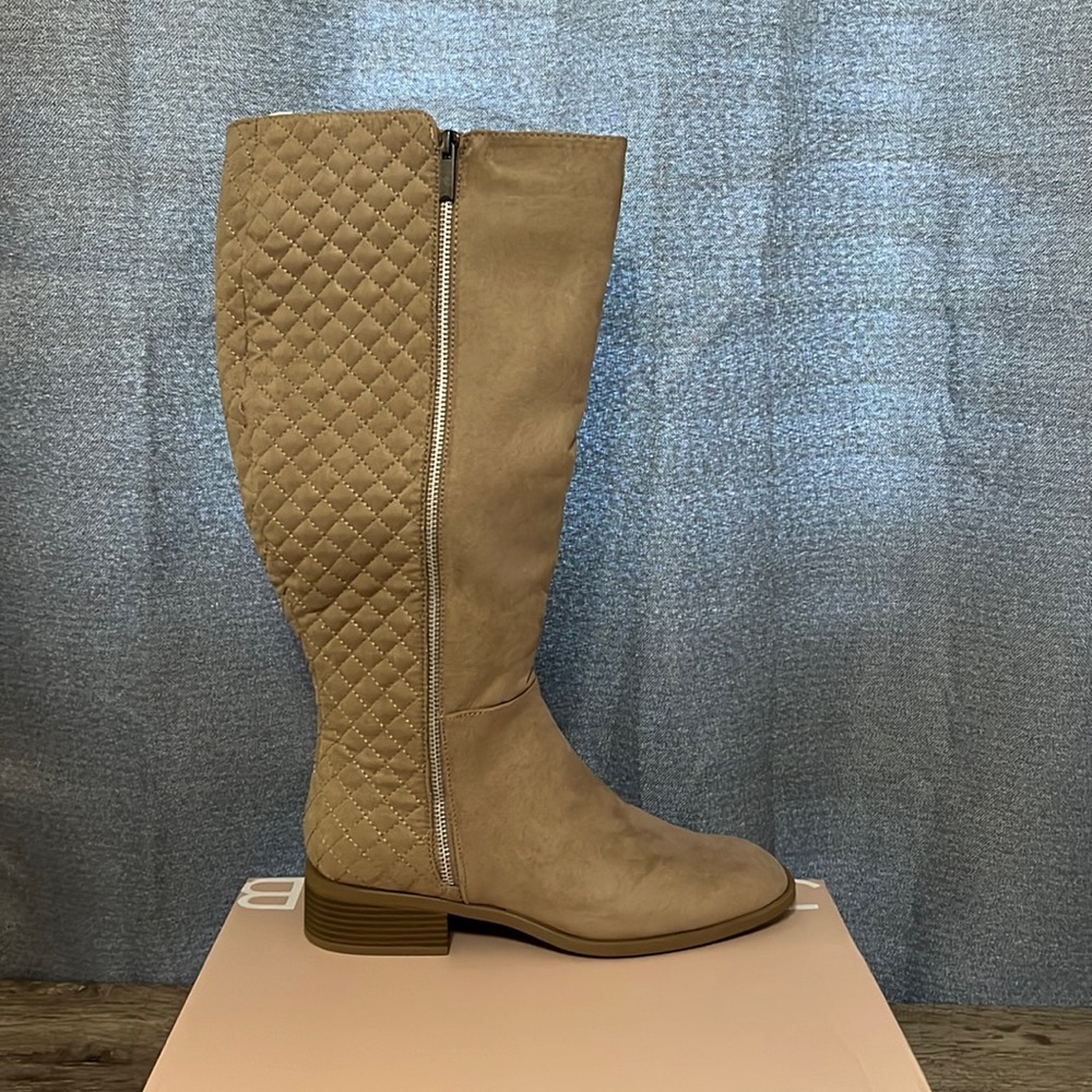 Flat Boots, Camille side-zip